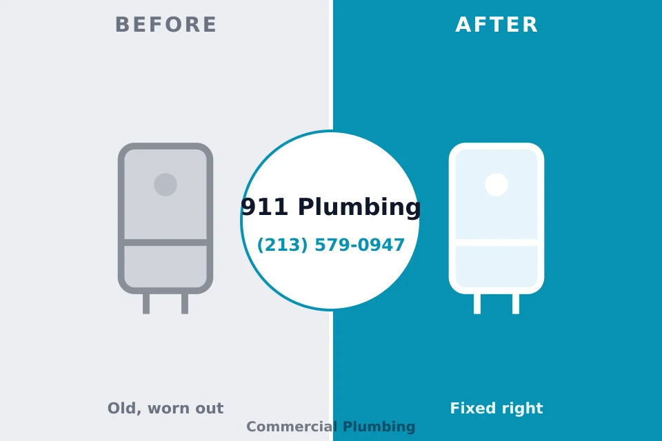 Before and after: plumbing repair Nokesville, VA